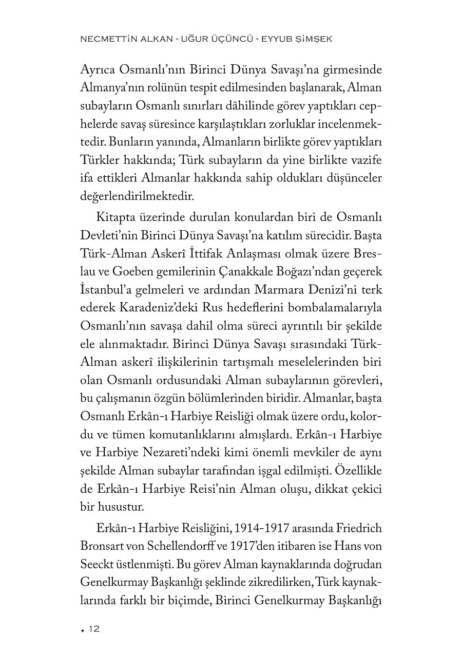 Zoraki İttifak:birinci Dünya Savaşı'nda Türk-Alman Askerı Ortaklığı – Sayfa 2