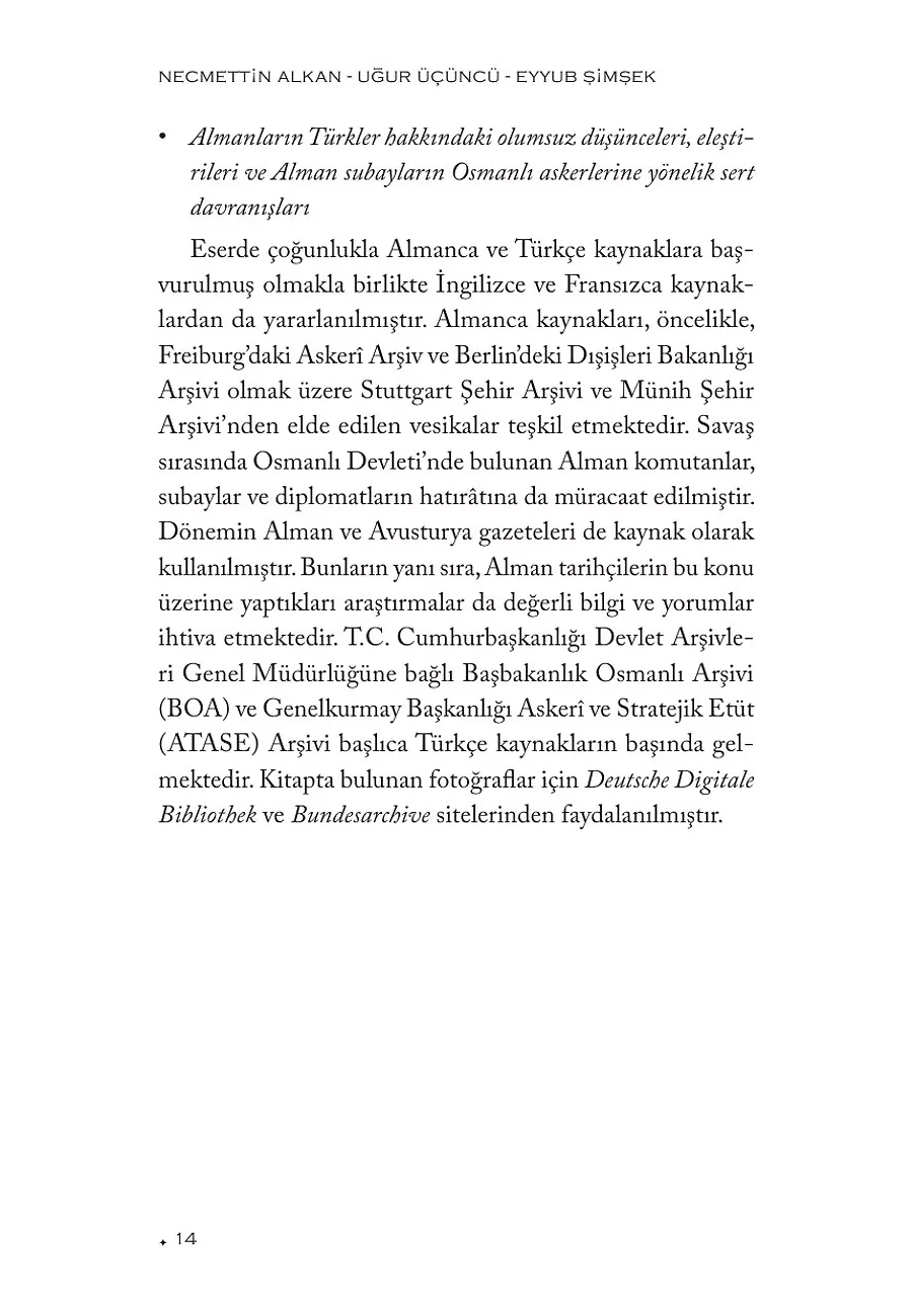 Zoraki İttifak:birinci Dünya Savaşı'nda Türk-Alman Askerı Ortaklığı – Sayfa 4
