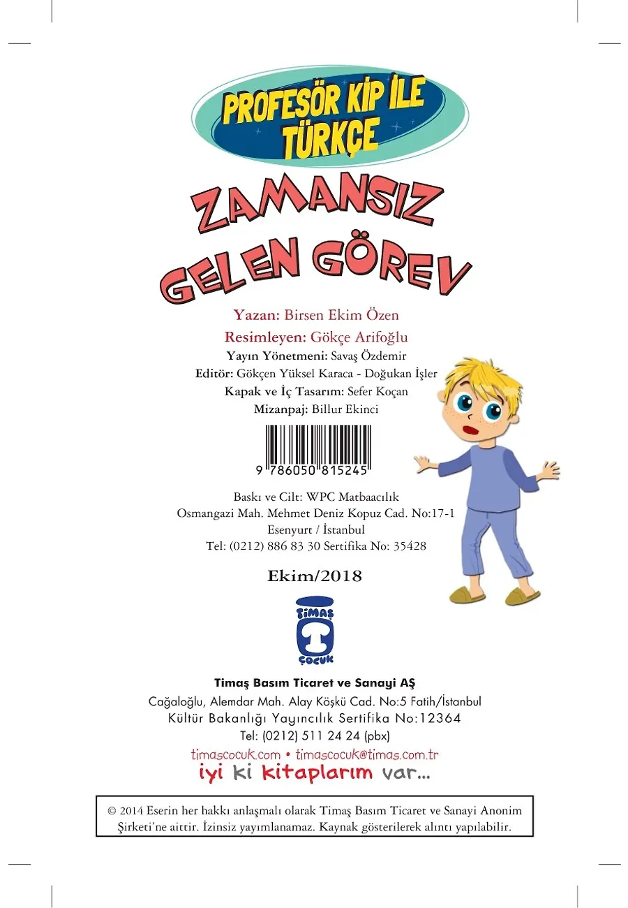 Zamansız Gelen Görev - Profesör Kip İle Türkçe 2 – Sayfa 2