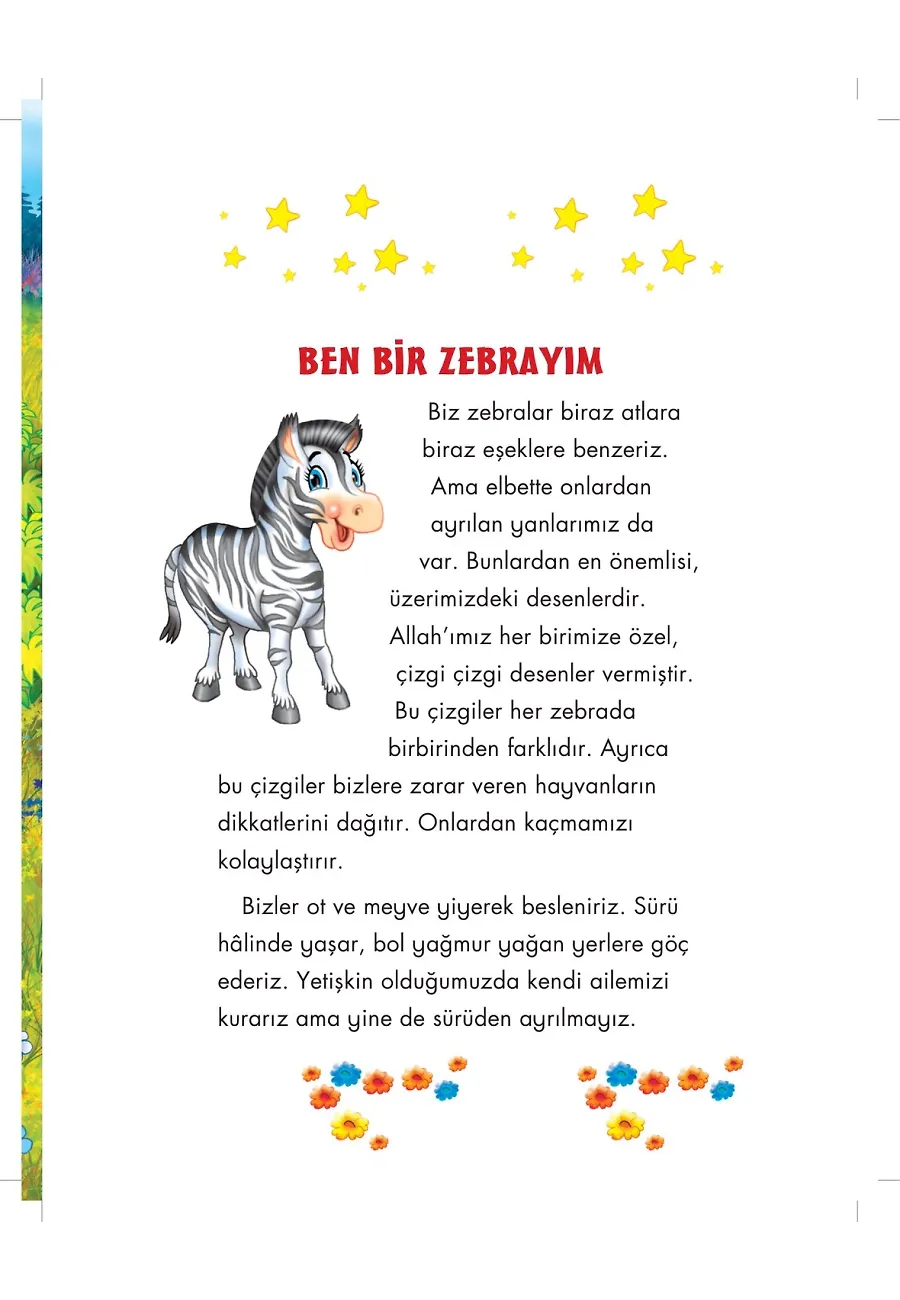 Zebra Şirin Allah'ın Sani İsmini Öğreniyor - Allah'ın İsimlerini Öğreniyorum 2 – Sayfa 2