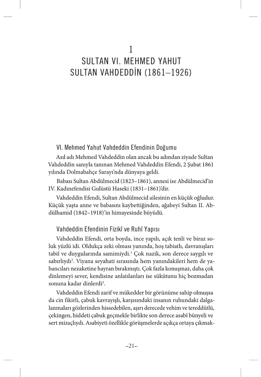 Yurtsuz İmparator Vahdeddin – Sayfa 2