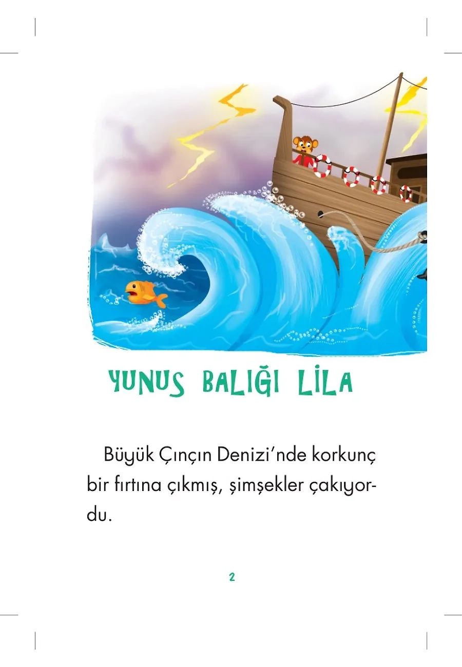 Yunus Balığı Lila - Mini Masallar 5 – Sayfa 1