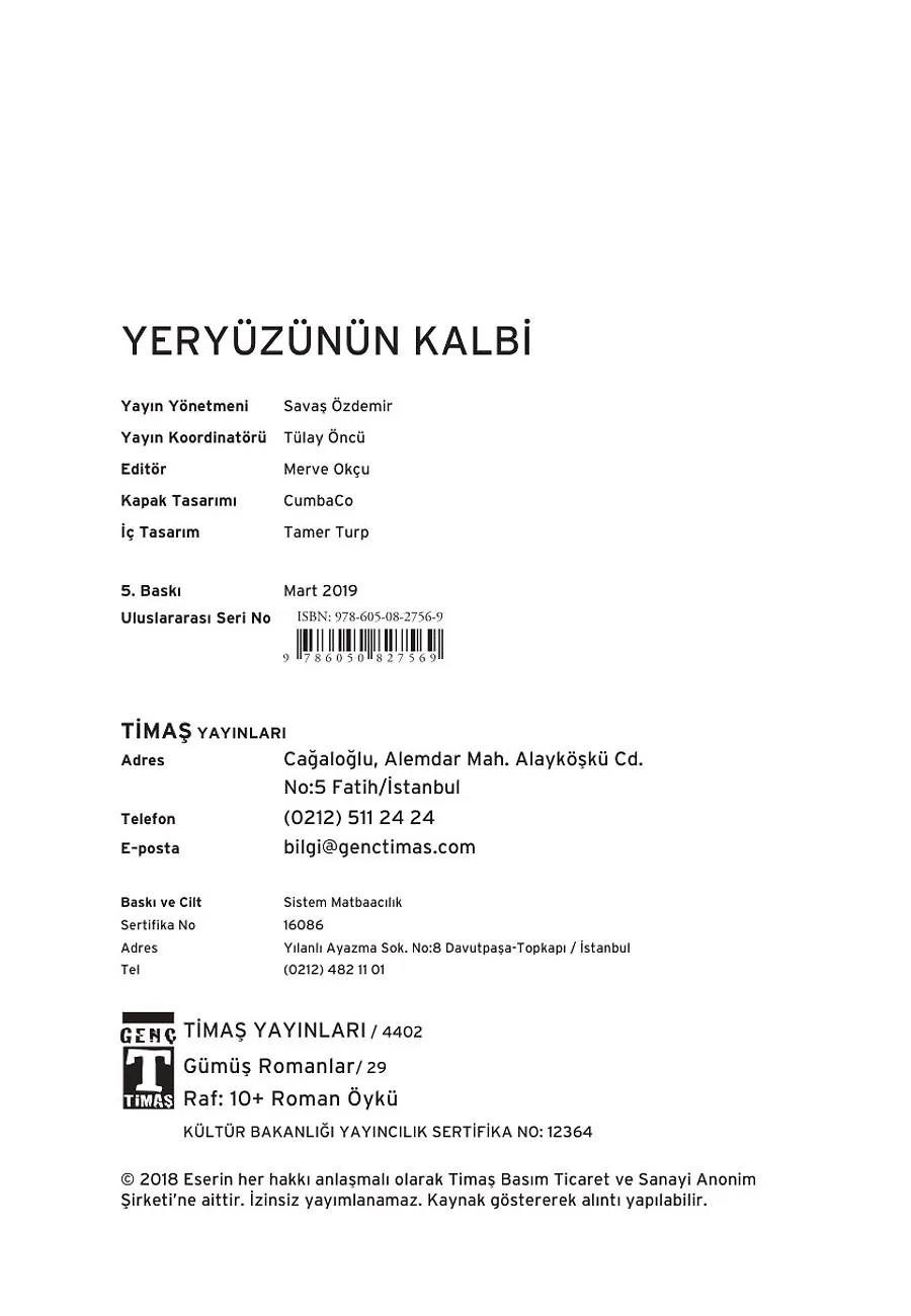 Yeryüzünün Kalbi – Sayfa 1