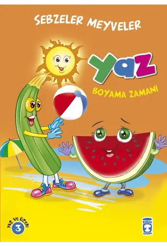 Yaz Boyama Zamanı - Sebzeler Meyveler