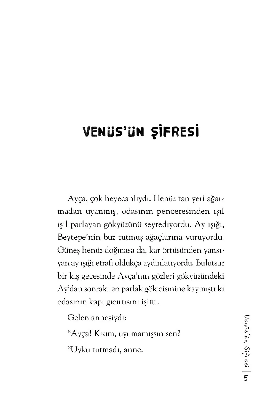 Venüs'ün Şifresi – Sayfa 1