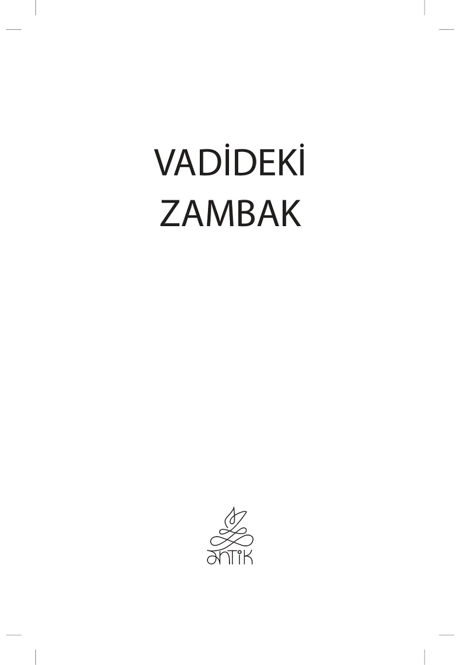 Vadideki Zambak – Sayfa 1