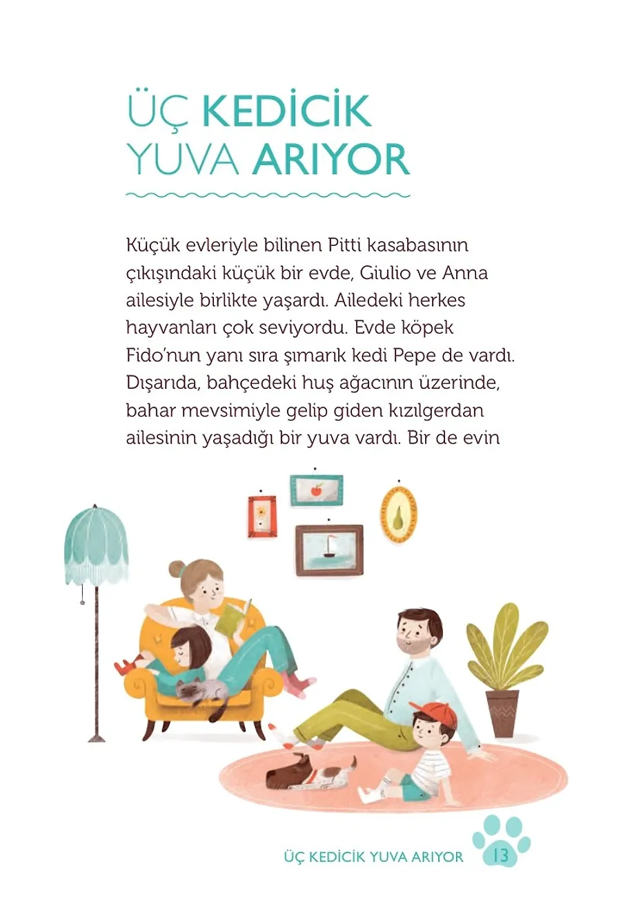 Üç Kedi, Üç Hikaye – Sayfa 1