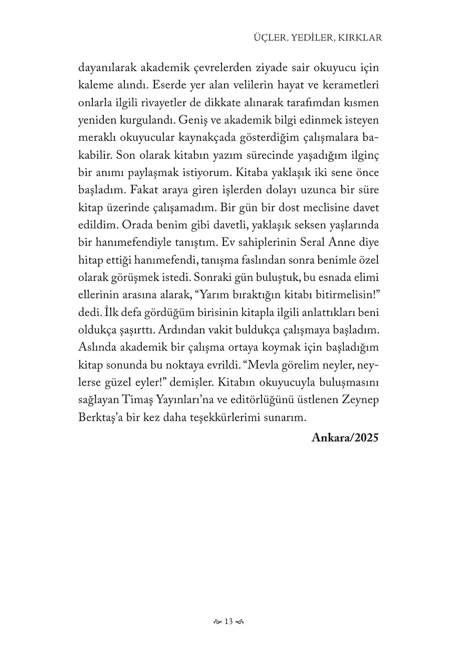 Üçler, Yediler, Kırklar – Sayfa 3