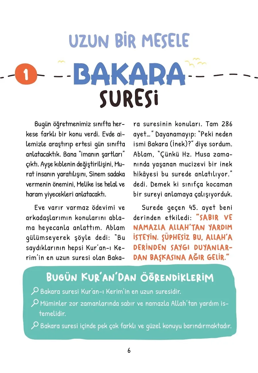 Uzun Sureler Günlüğüm/ Kur'an'ı Keşfe Çıkıyoruz – Sayfa 3