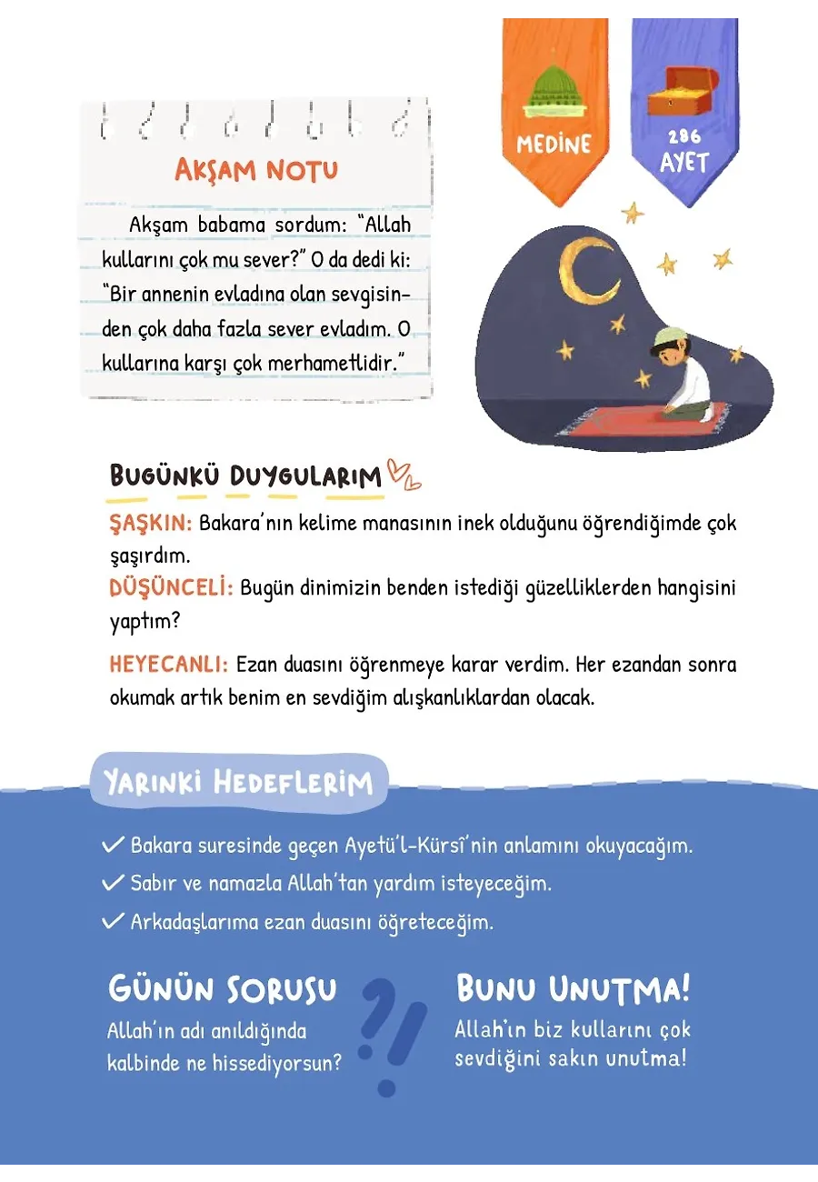 Uzun Sureler Günlüğüm/ Kur'an'ı Keşfe Çıkıyoruz – Sayfa 4