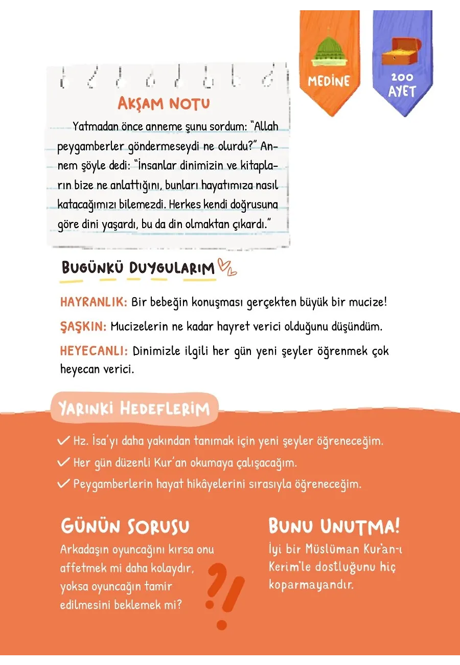 Uzun Sureler Günlüğüm/ Kur'an'ı Keşfe Çıkıyoruz – Sayfa 6