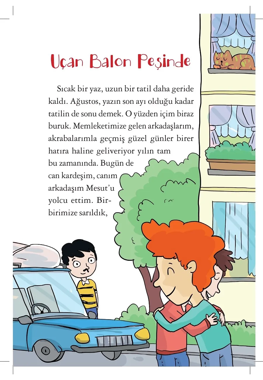 Uçan Balon Peşinde - Akıl Almaz Maceralar- 4. Sınıf Hikaye Seti – Sayfa 1