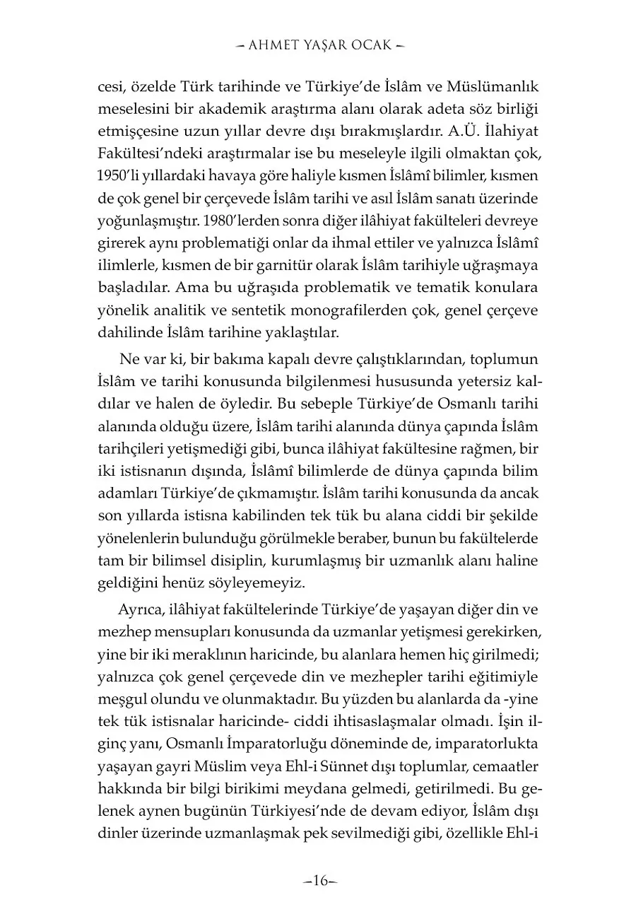 Türkiye Sosyal Tarihinde İslam'ın Macerası – Sayfa 5