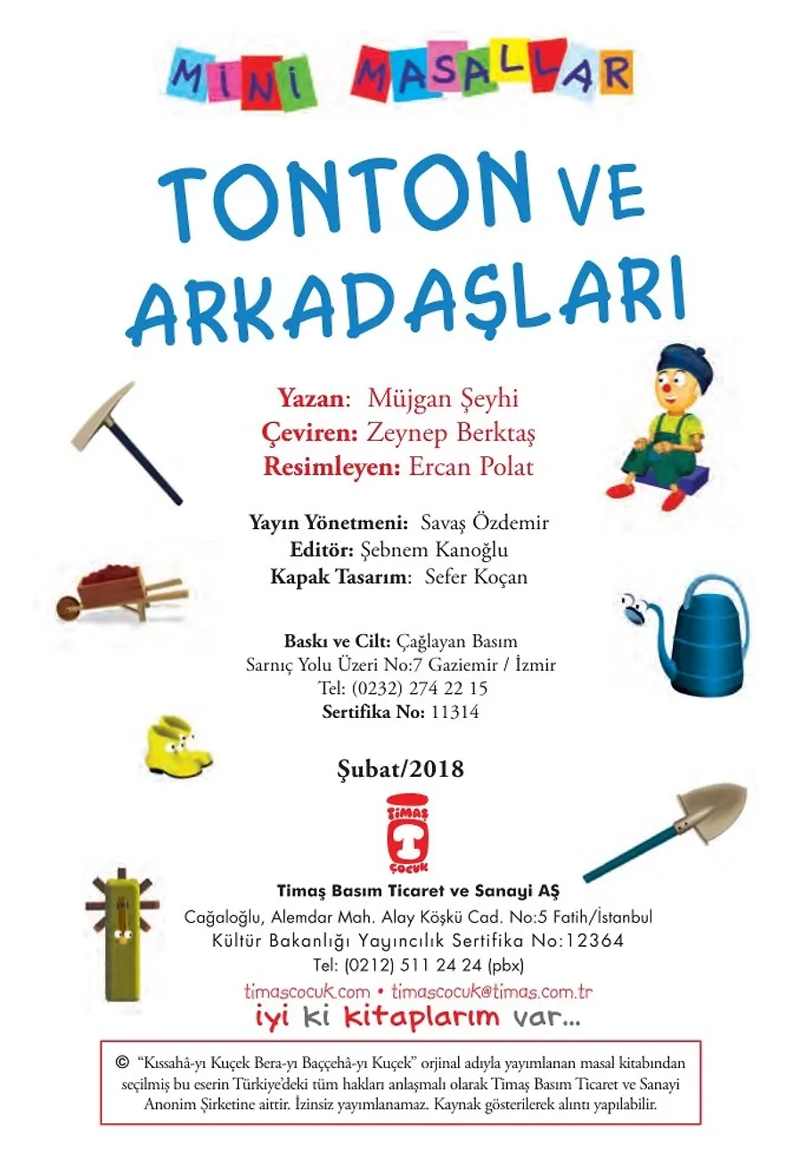 Tonton Ve Arkadaşları - Mini Masallar 1 (3) – Sayfa 1