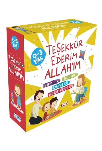 Teşekkür Ederim Allah'ım Set (4 Kitap)