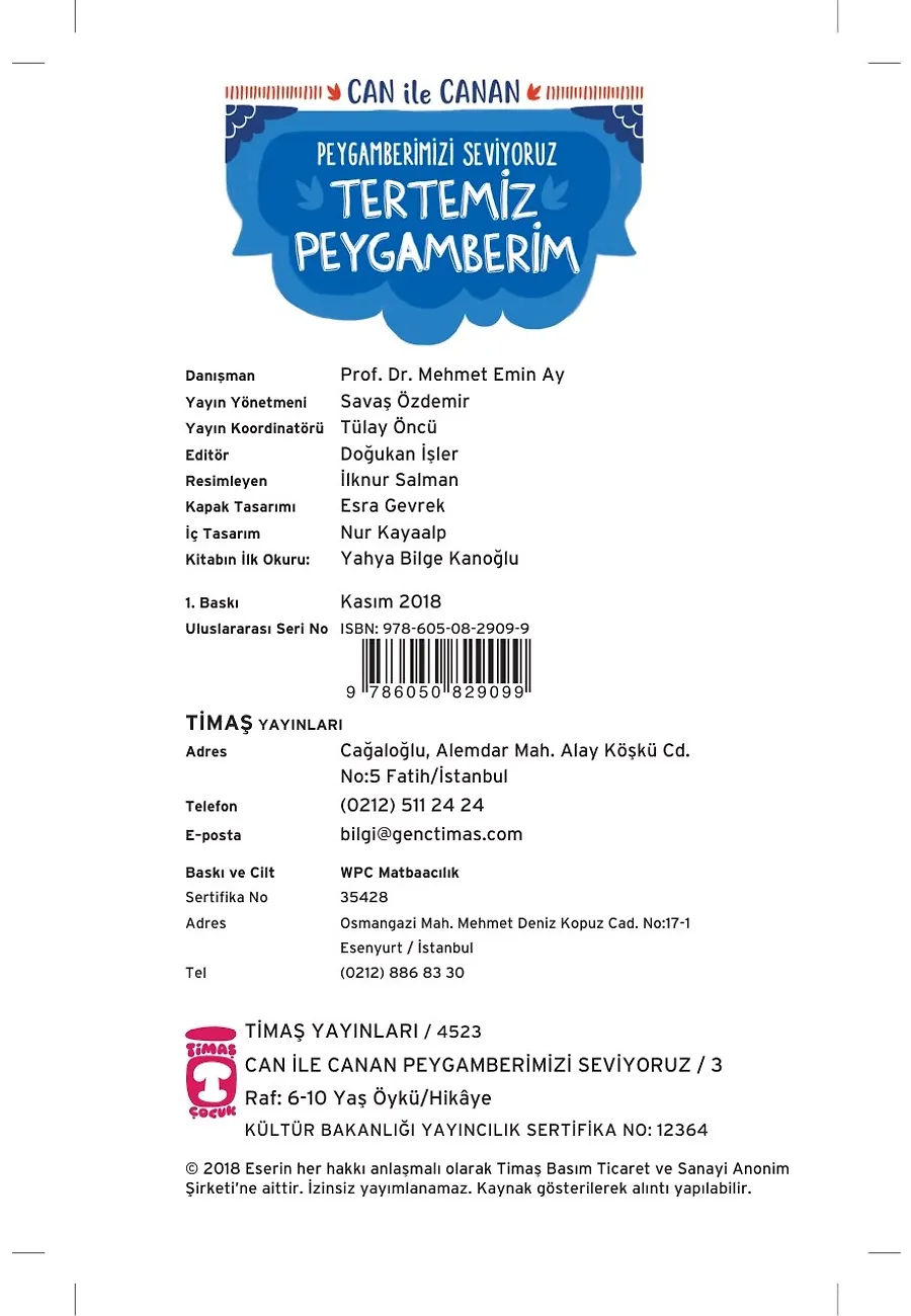 Tertemiz Peygamberim - Can İle Canan Peygamberimizi Seviyoruz 1 – Sayfa 1