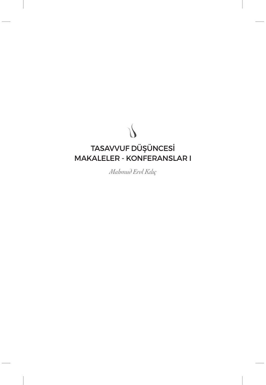 Tasavvuf Düşüncesi – Sayfa 1