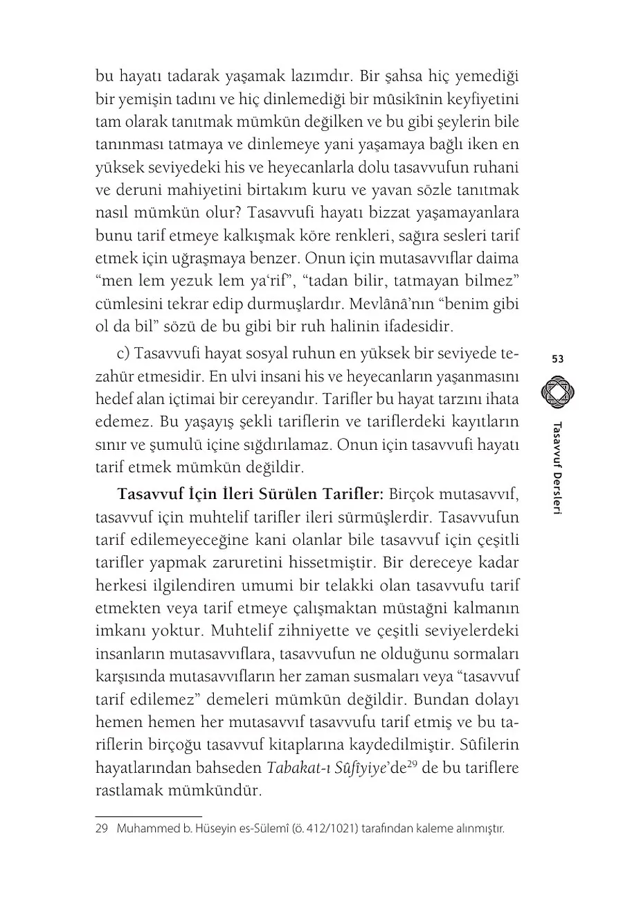 Tasavvuf Dersleri – Sayfa 4