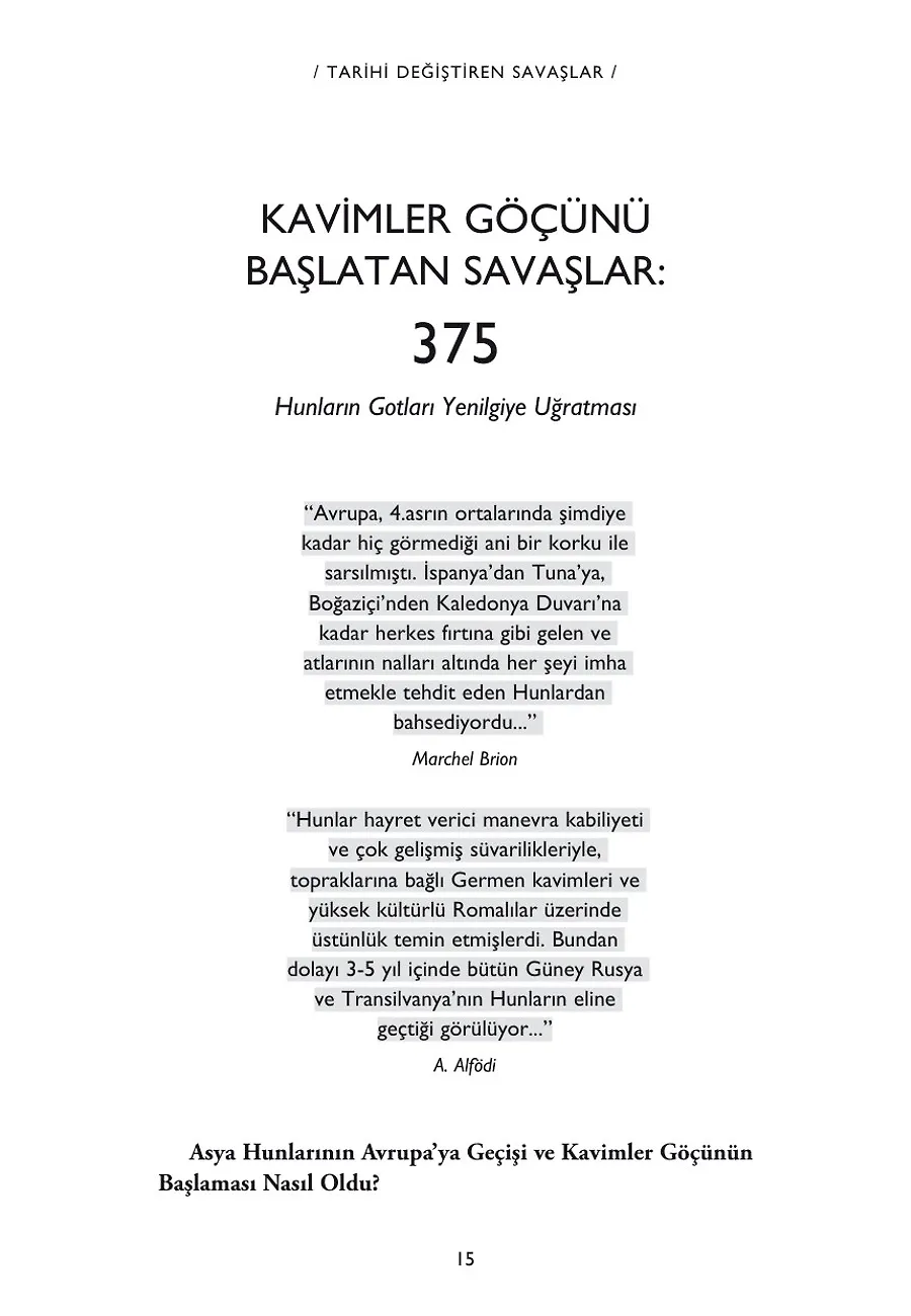 Tarihi Değiştiren Savaşlar – Sayfa 1