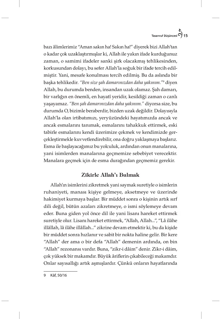 Tasavvuf Düşüncesi – Sayfa 6