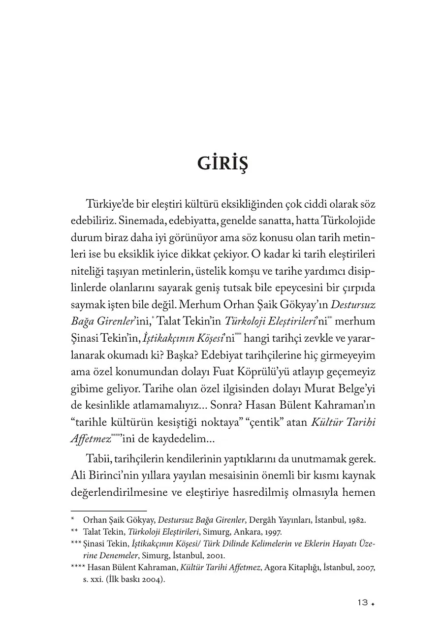 Tarih-Lenk /Kusursuz Yazarlar, Kağıttan Metinler – Sayfa 1