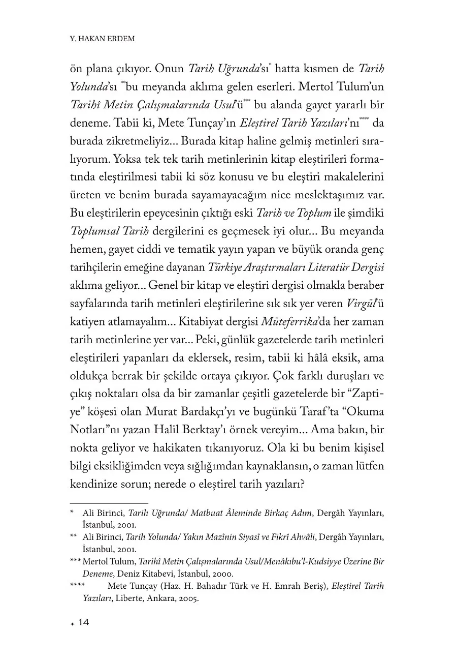 Tarih-Lenk /Kusursuz Yazarlar, Kağıttan Metinler – Sayfa 2