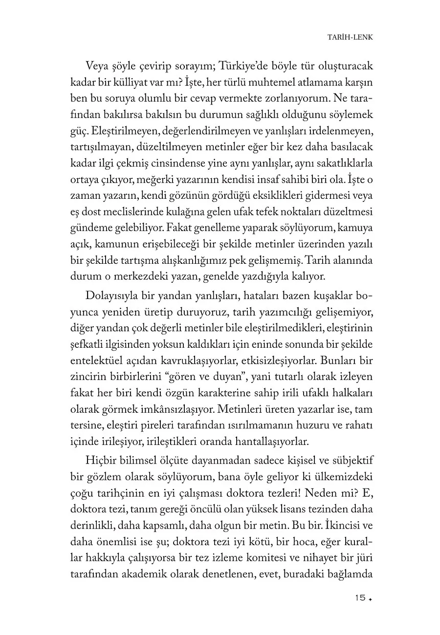 Tarih-Lenk /Kusursuz Yazarlar, Kağıttan Metinler – Sayfa 3