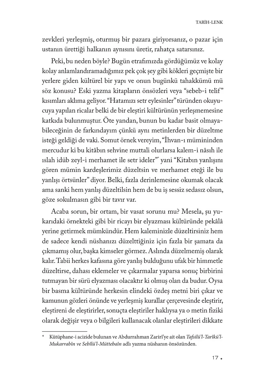 Tarih-Lenk /Kusursuz Yazarlar, Kağıttan Metinler – Sayfa 5