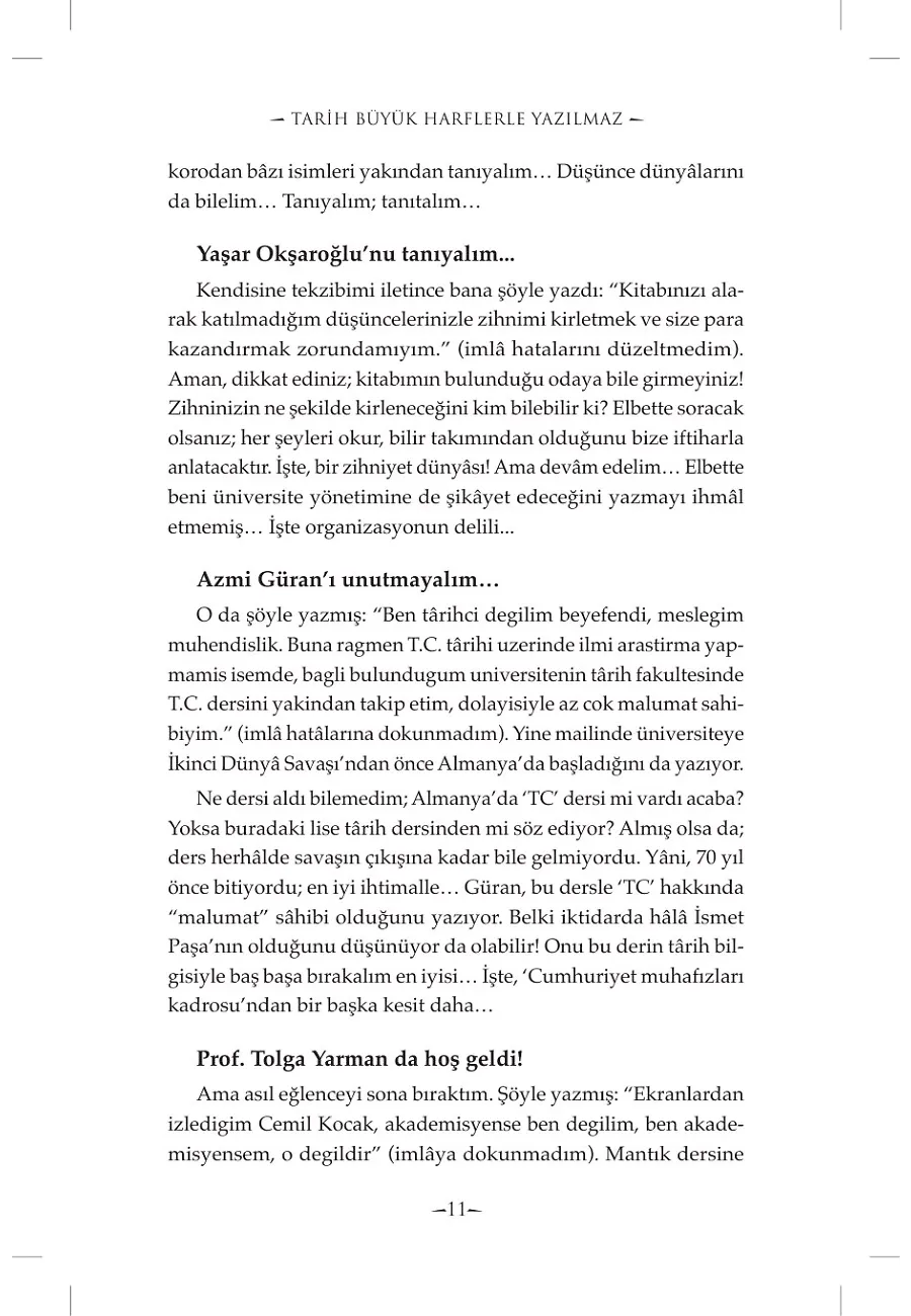 Tarih Büyük Harflerle Yazılmaz – Sayfa 6