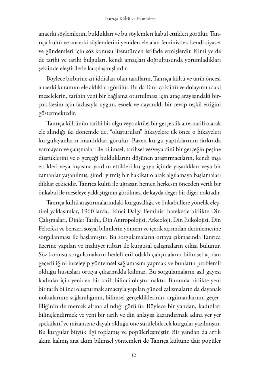 Tanrıçanın Tarihini Yazmak: Tarih Öncesi Ana Erki Kurgusu – Sayfa 6