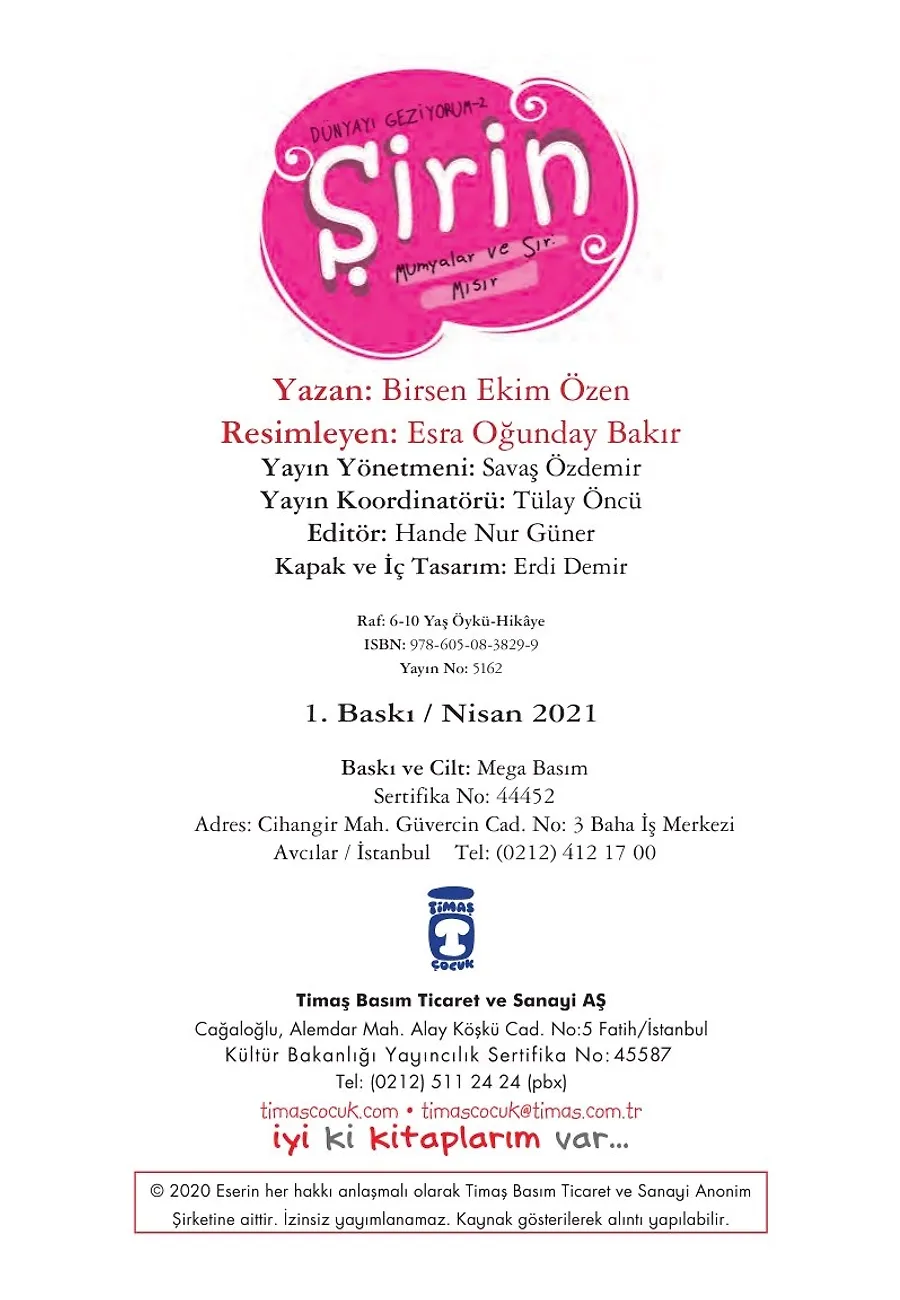 Şirin Mumyalar Ve Sır: Mısır - Dünyayı Geziyorum 2 – Sayfa 3
