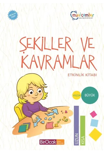 Şekiller Ve Kavramlar Etkinlik Kitabı - Mavi Çember (48 Ay Ve Üzeri)
