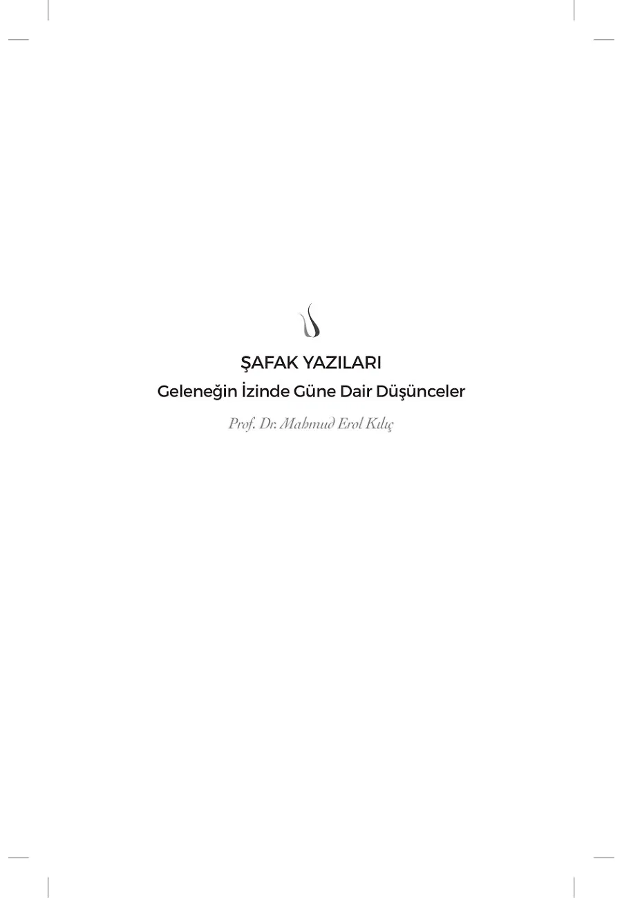 Şafak Yazıları I – Sayfa 1