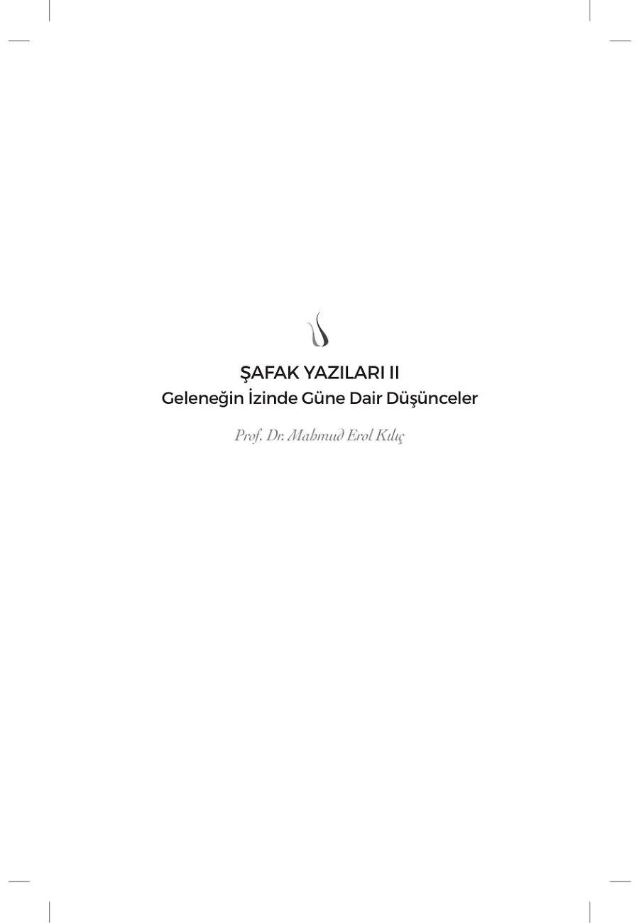 Şafak Yazıları Iı – Sayfa 1