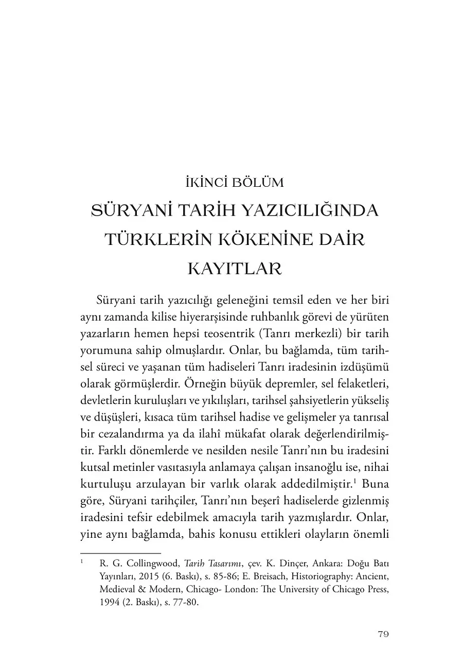Süryani Tarih Yazıcılığında Türkler – Sayfa 1