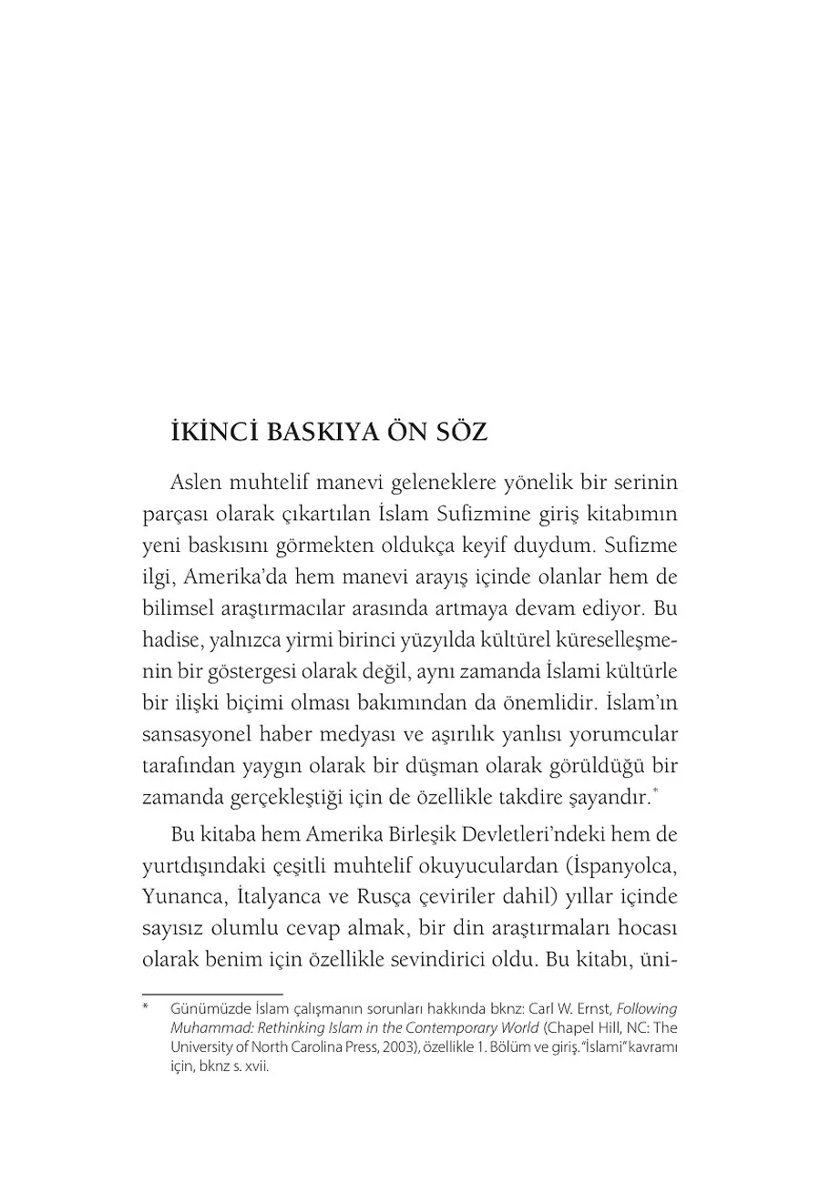 Sufizm İslam'ın Mistik Geleneğine Giriş – Sayfa 1