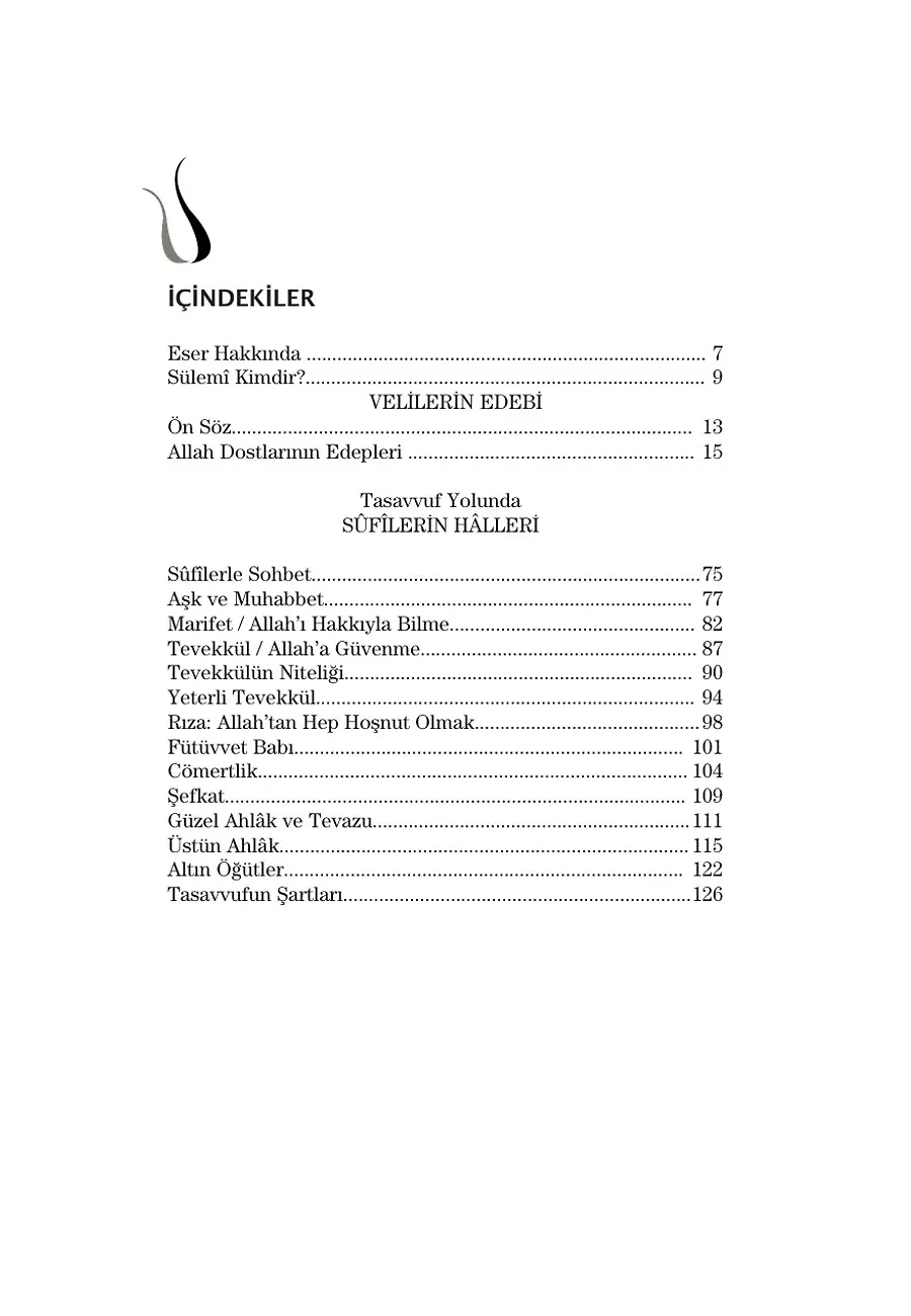 Sufilerin Edepleri – Sayfa 2
