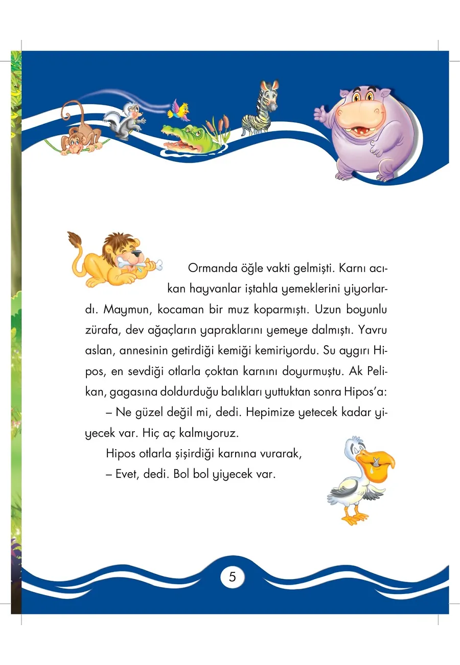 Su Aygırı Hipos Allah'ın Rezzak İsmini Öğreniyor - Allah'ın İsimlerini Öğreniyorum 1 – Sayfa 4