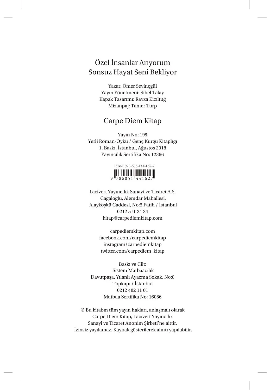 Sonsuz Hayat Seni Bekliyor – Sayfa 1