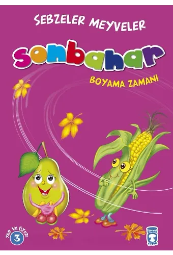 Sonbahar Boyama Zamanı - Sebzeler Meyveler