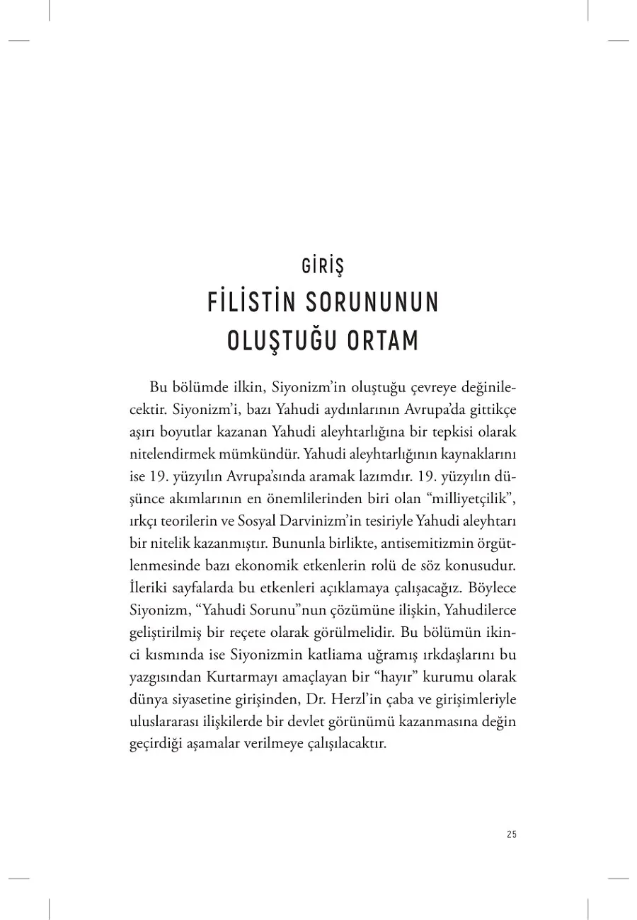 Siyonizm Ve Filistin Sorunu – Sayfa 1