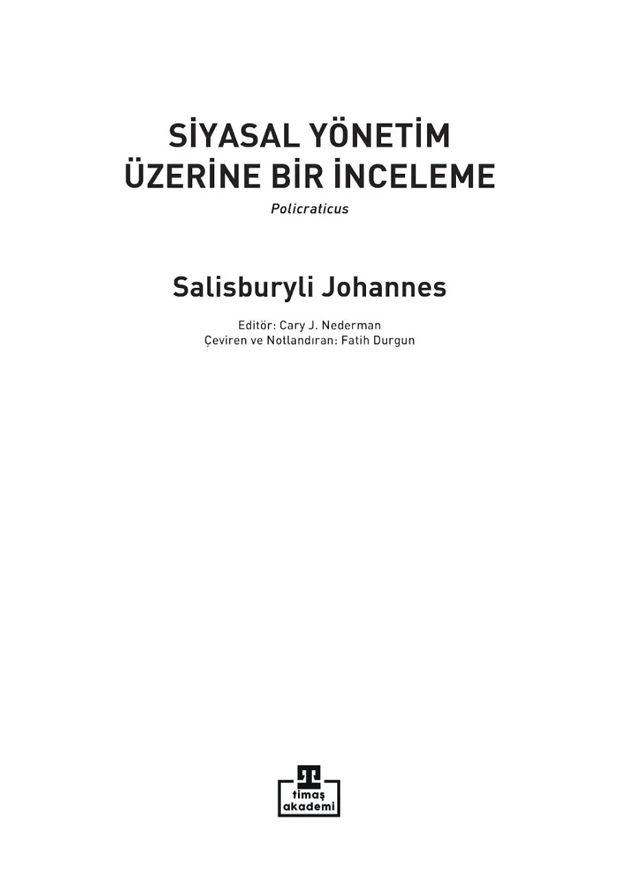 Siyasal Yönetim Üzerine Bir İnceleme – Sayfa 3