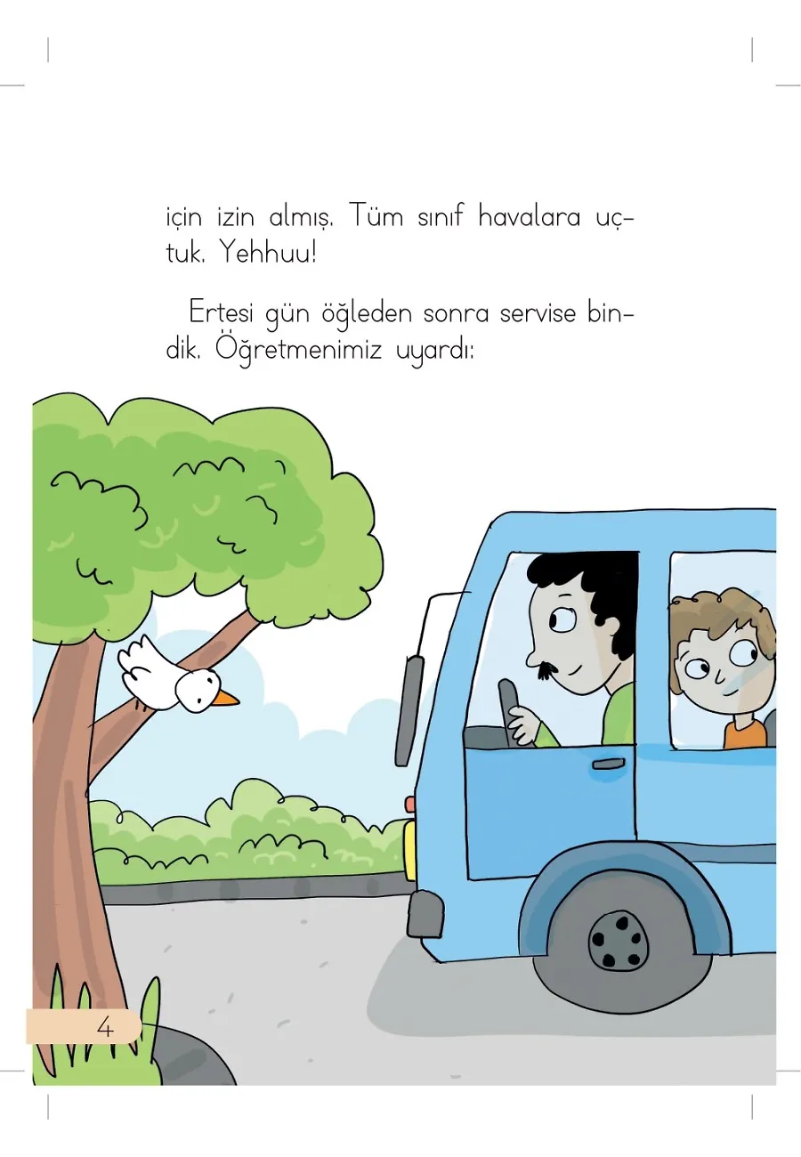 Sınıfımızla Kütüphane Macerası - Günlük Güneşlik Hikayeler - 1. Sınıf Hikaye Seti – Sayfa 4