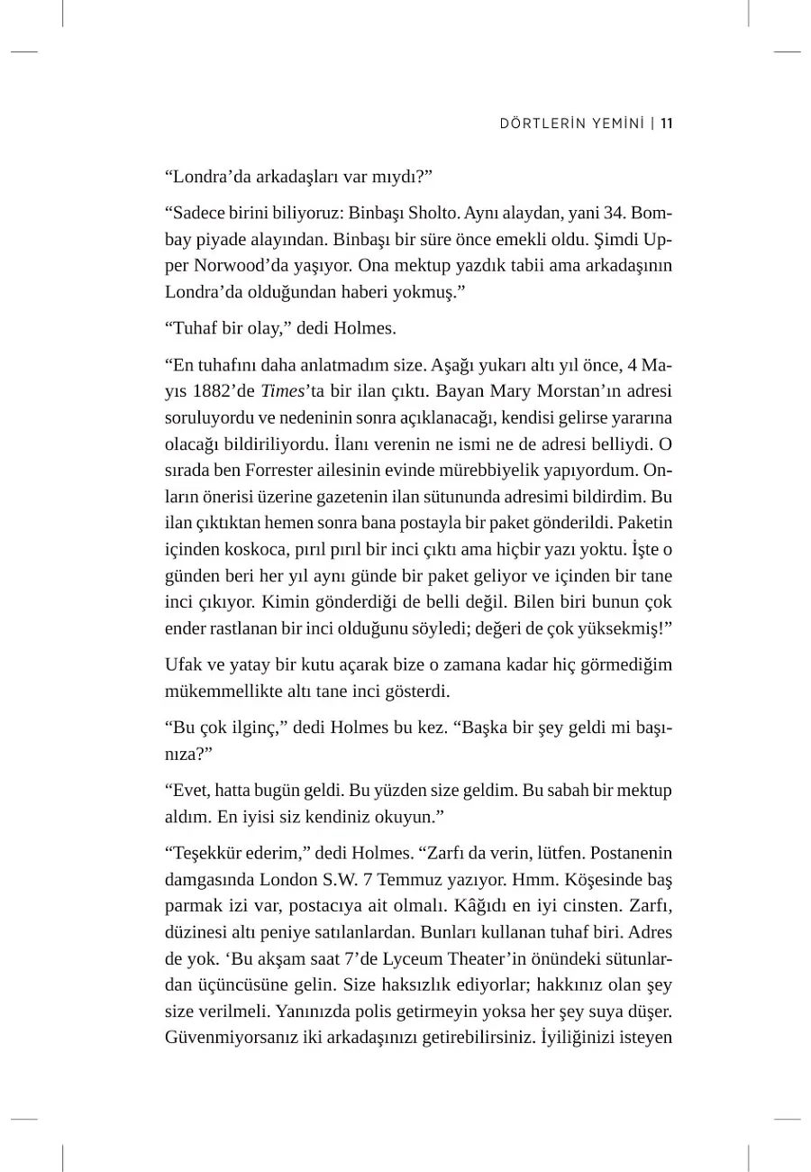 Sherlock Holmes 5- Dörtlerin Yemini – Sayfa 3