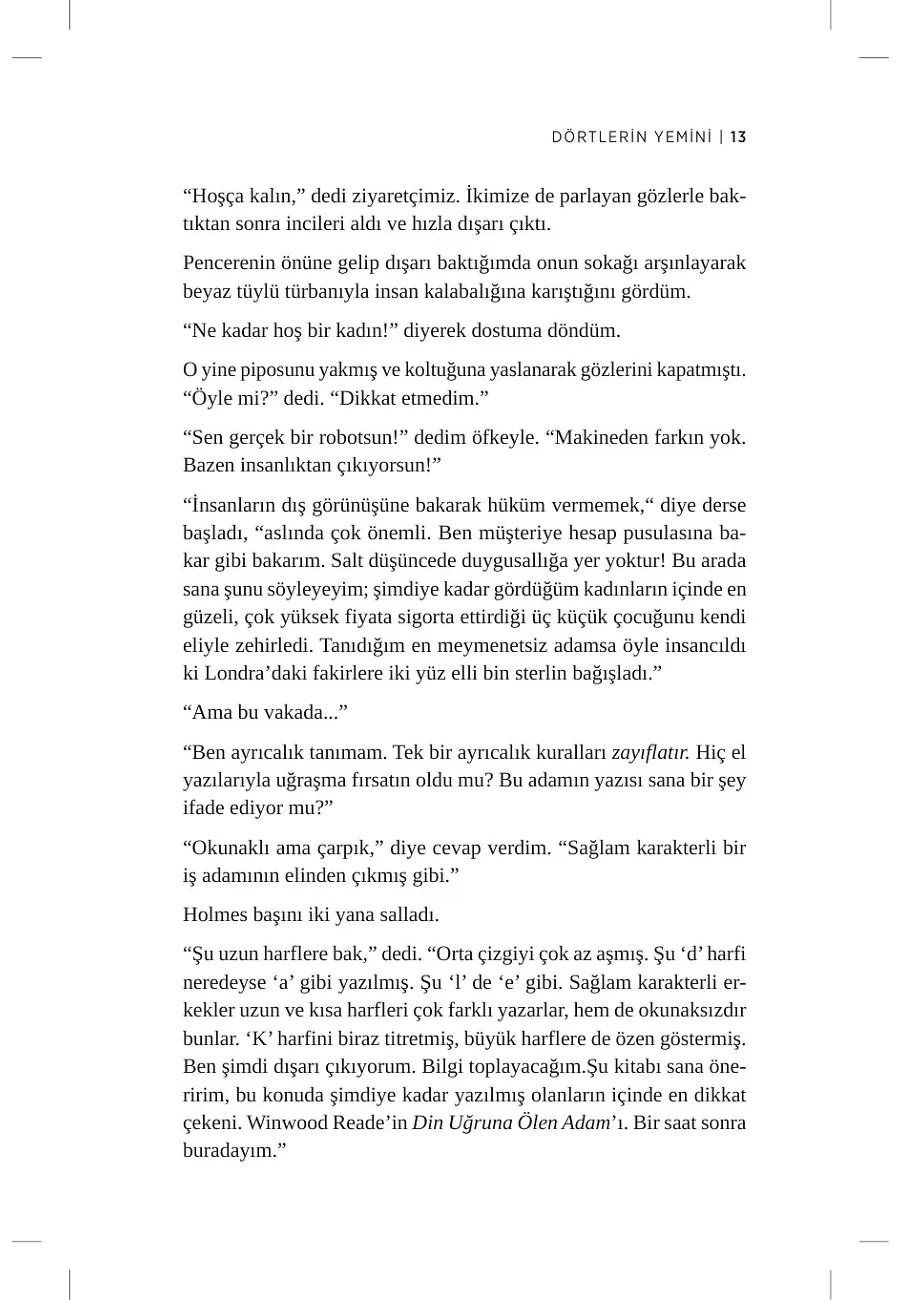 Sherlock Holmes 5- Dörtlerin Yemini – Sayfa 5