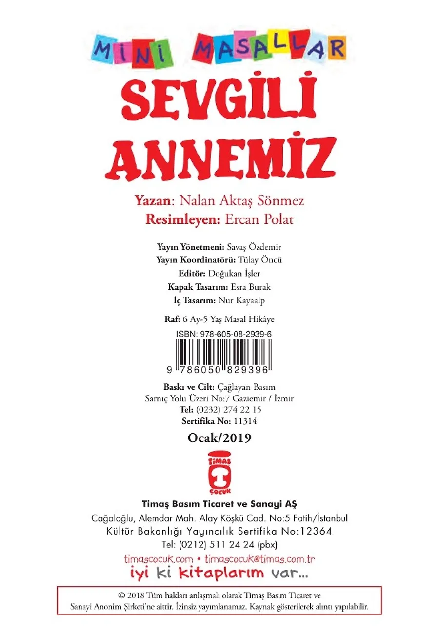 Sevgili Annemiz - Mini Masallar 4 (36) – Sayfa 1