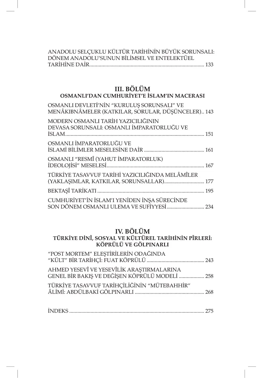 Selçuklular, Osmanlılar Ve İslam (Ciltli) – Sayfa 3