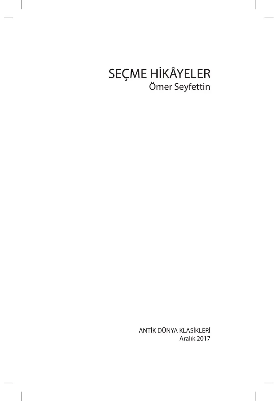 Seçme Hikayeler – Sayfa 1