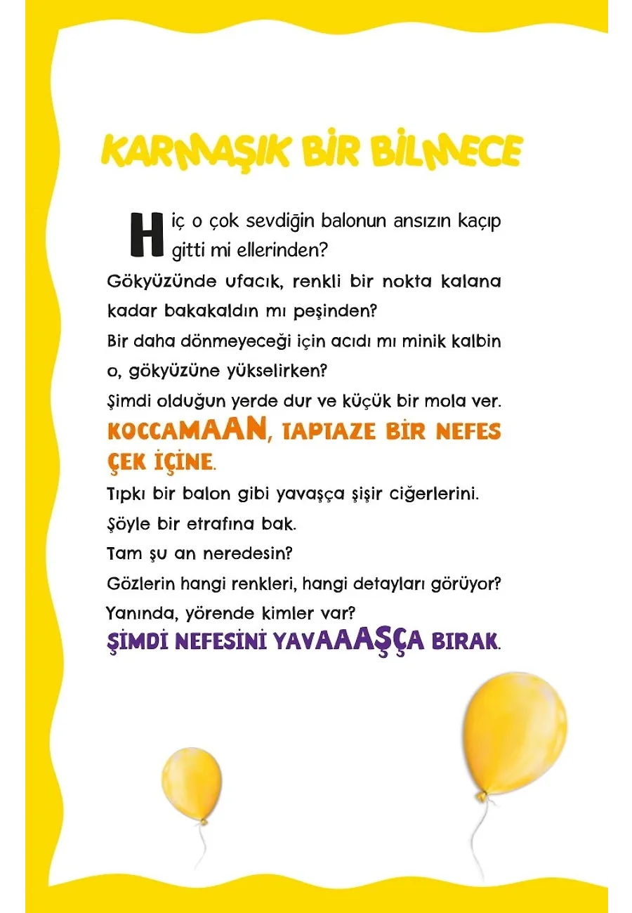 Sarı Balonun Yolculuğu – Sayfa 1