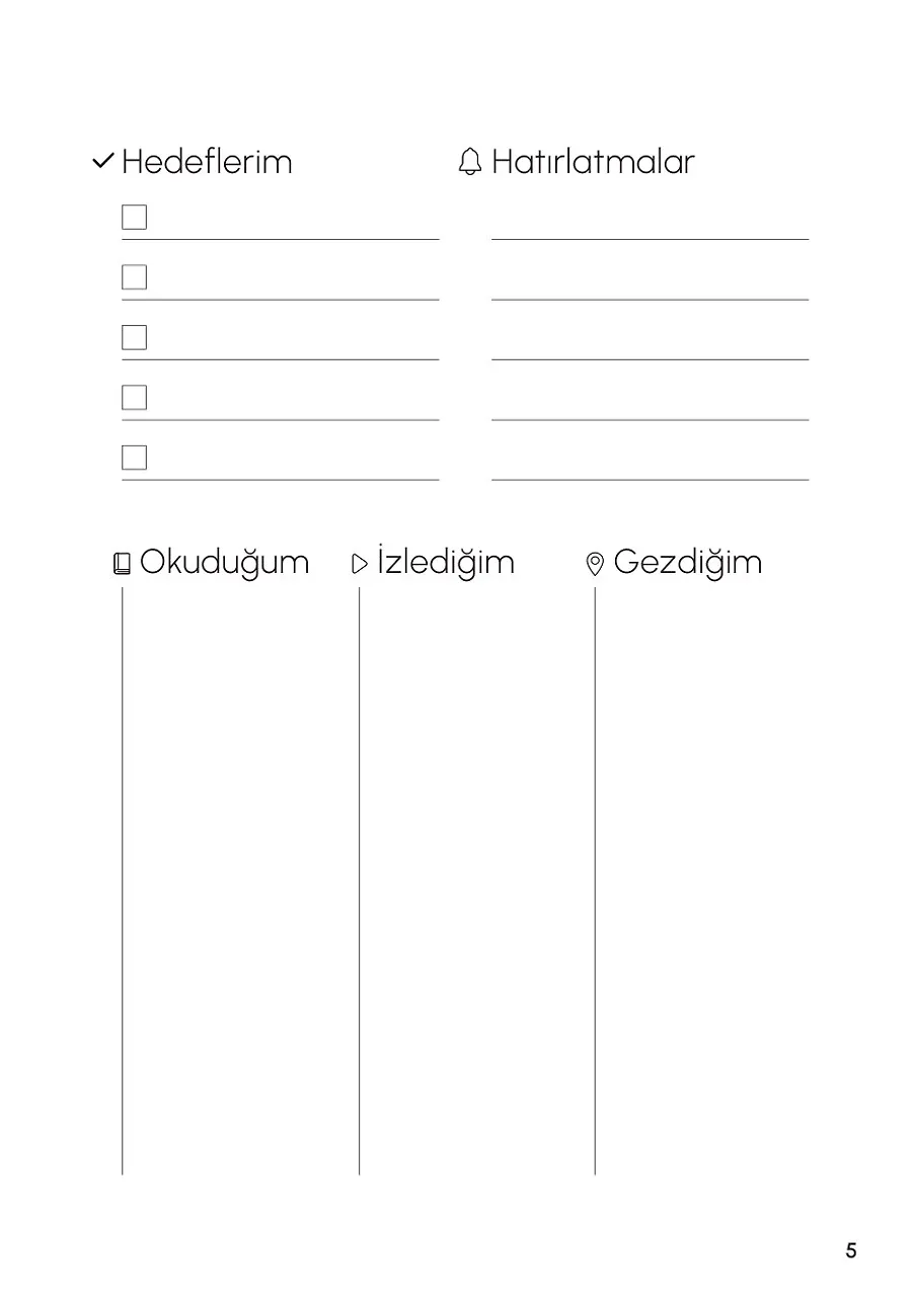 Sanat Ajandası – Sayfa 5